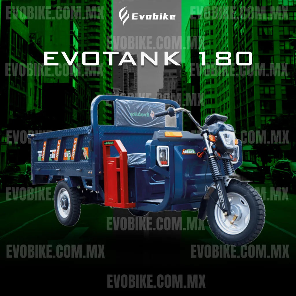 Triciclo Eléctrico de Carga EVOTANK 180 CM - EVOBIKE – Evobike