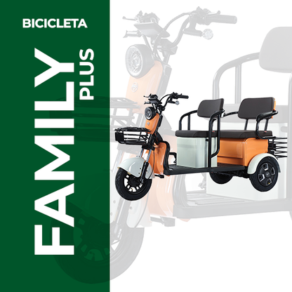 Triciclo Eléctrico FAMILY PLUS