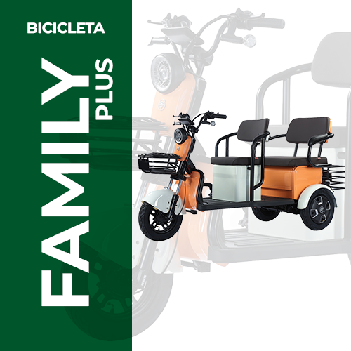 Triciclo Elétrico FAMILY PLUS