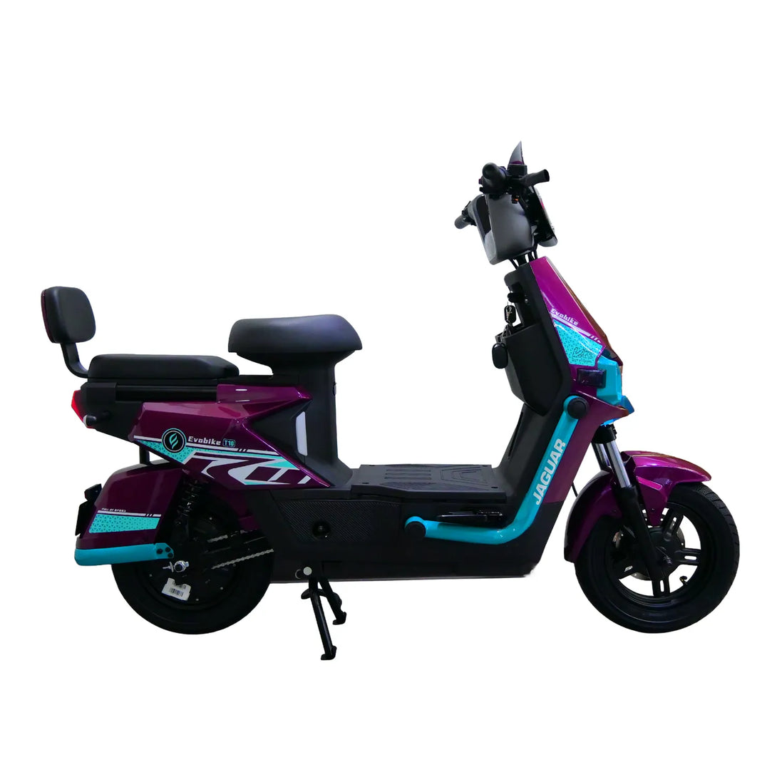 Bicicleta eléctrica JAGUAR morado Evobike