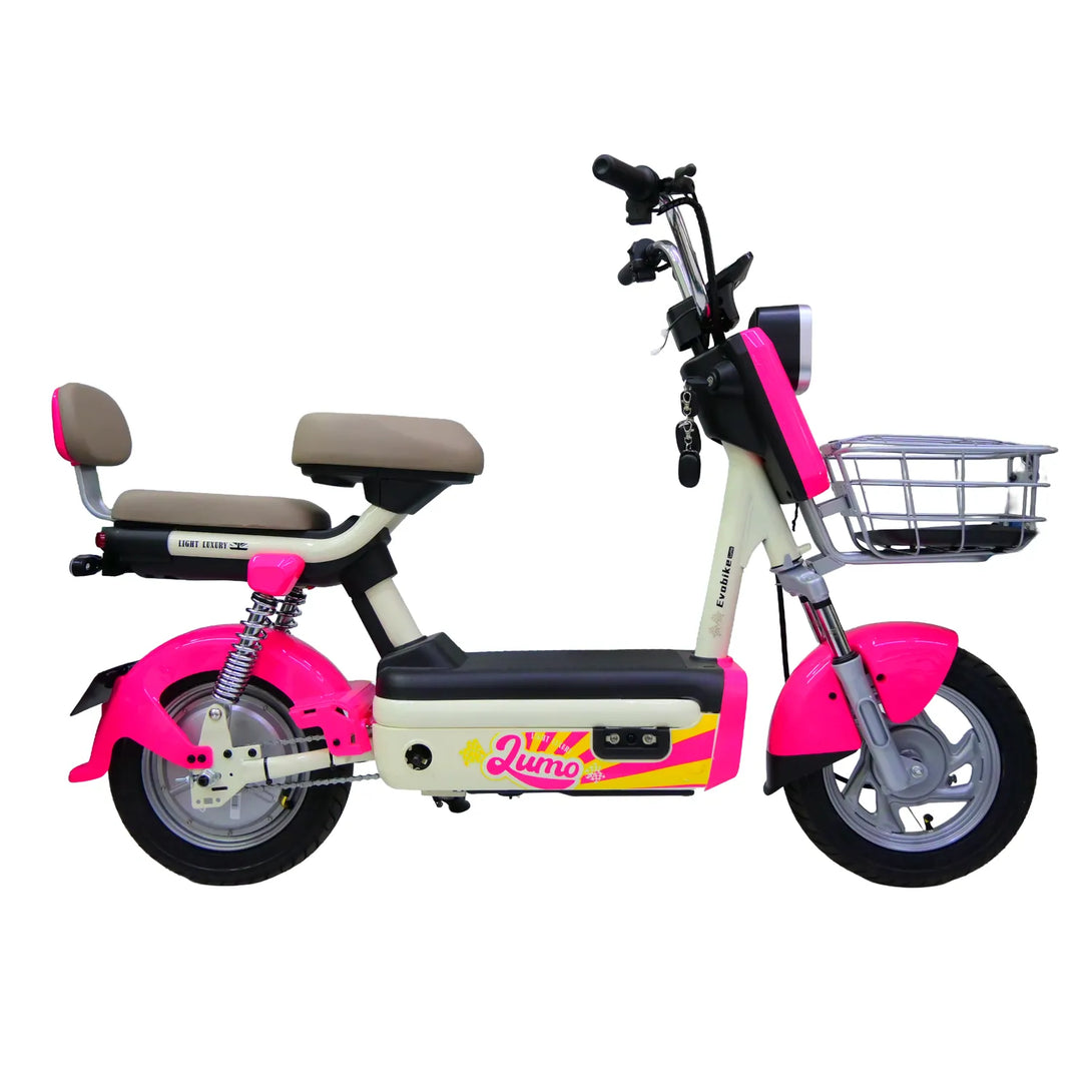 Bicicleta eléctrica LUMO Fuxia Evobike