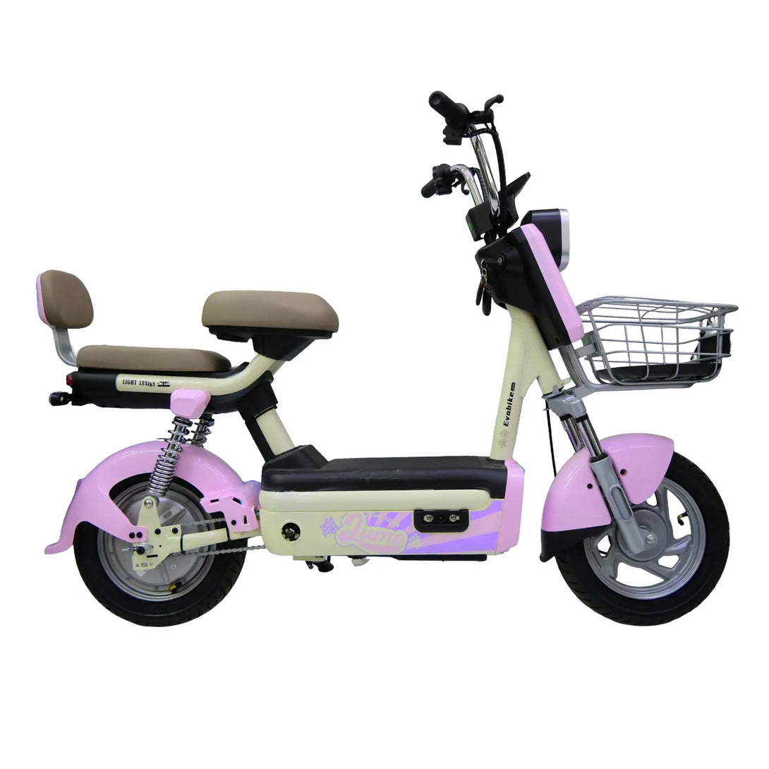 Bicicleta eléctrica LUMO Rosa Evobike