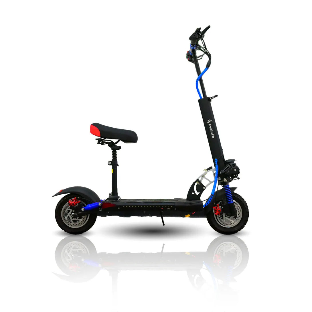 Scooter eléctrico M5 azul Evobike