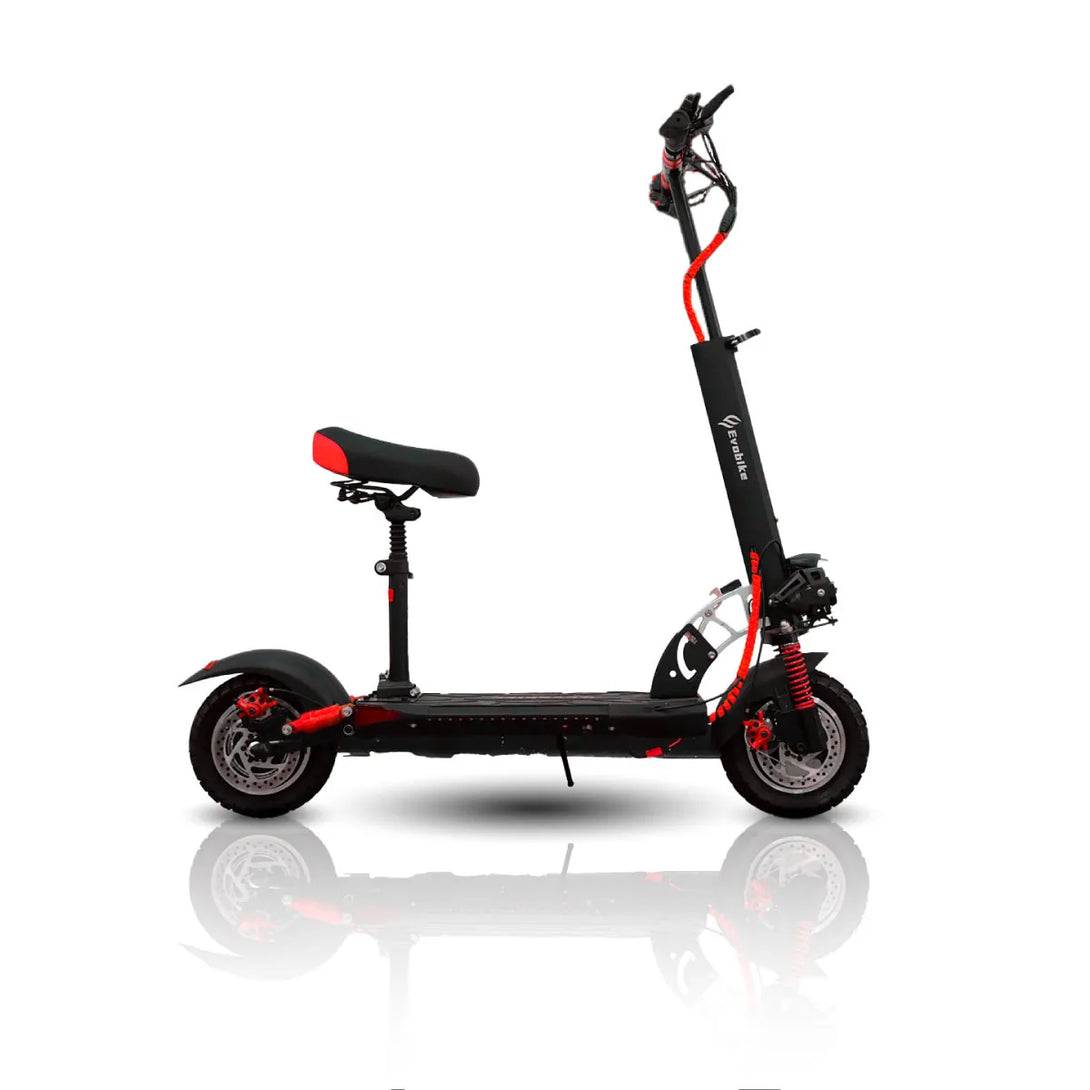 Scooter eléctrico M5 rojo Evobike