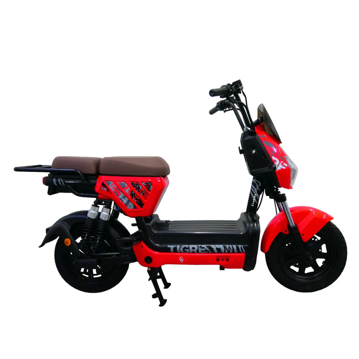 Bicicleta eléctrica TIGRE rojo Evobike