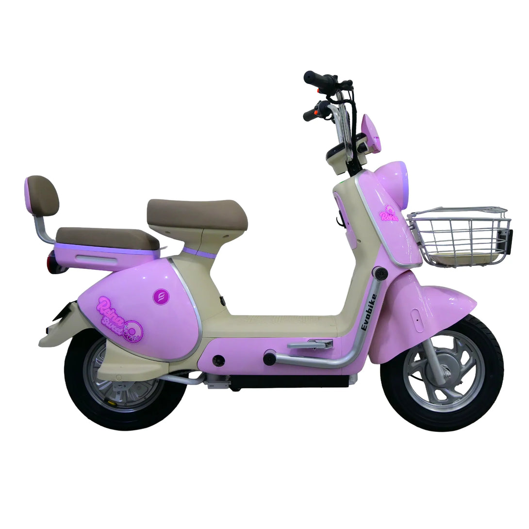 Bicicleta eléctrica Reina rosa