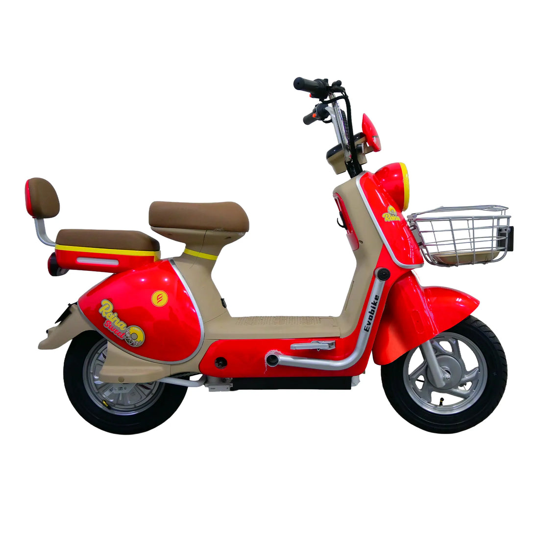 Bicicleta eléctrica Reina rojo