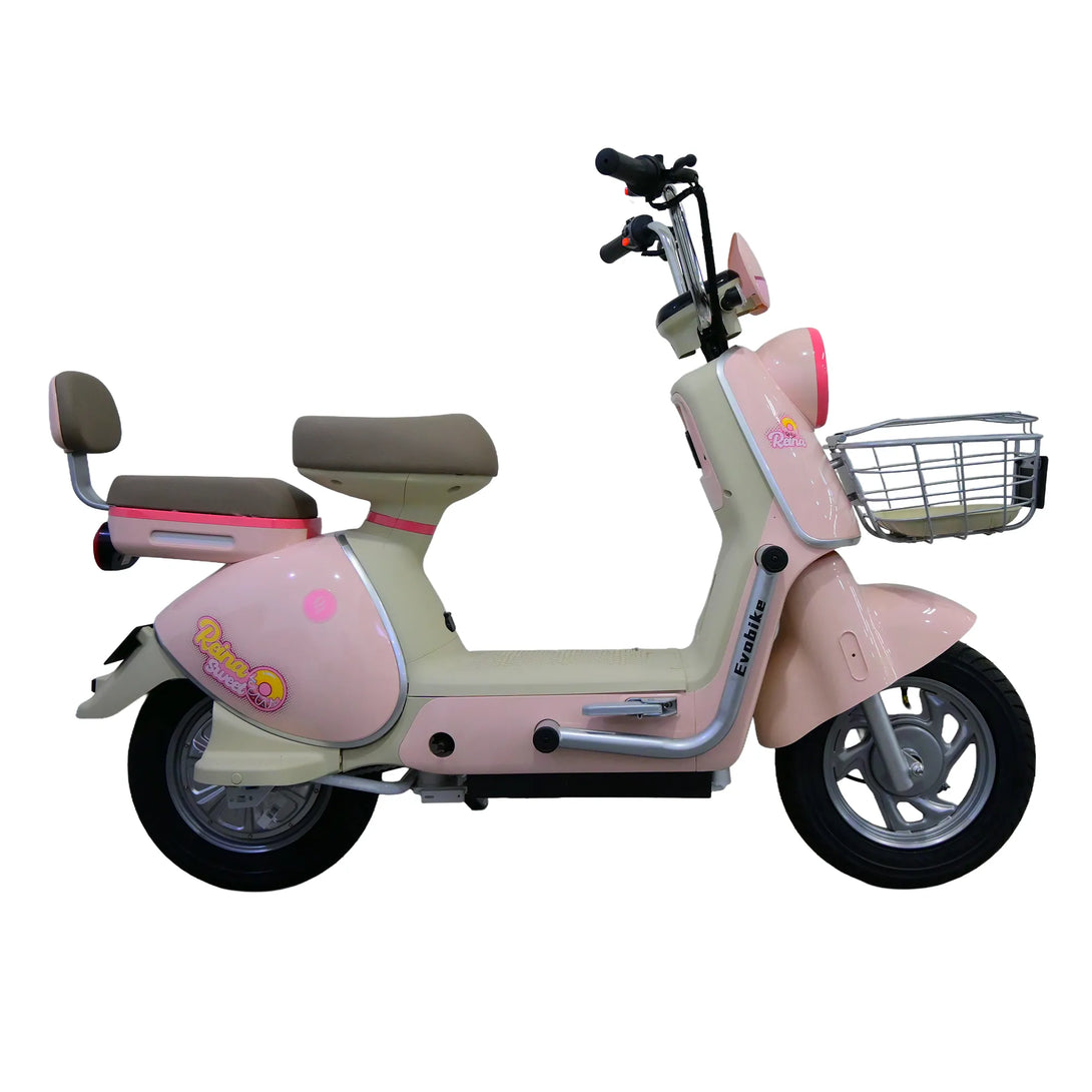 Bicicleta eléctrica Reina salmón