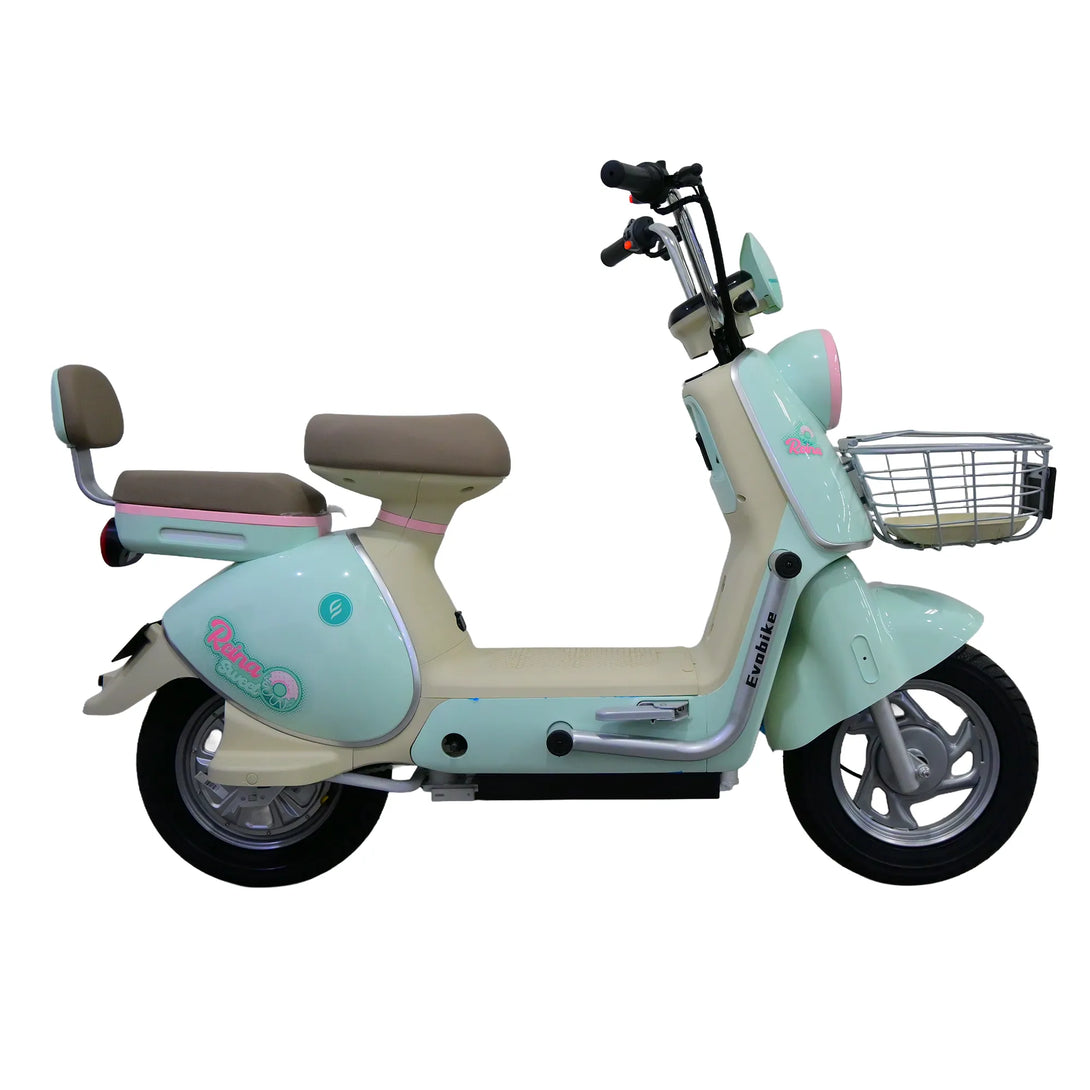 Bicicleta eléctrica Reina turquesa